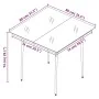 Set comedor de jardín 5 pzas cojines ratán sintético gris claro | Foro24.es | Tu tienda online para hogar, jardín y más Foro24.es