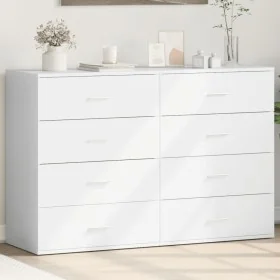 Aparadores 2 uds madera de ingeniería blanco 60x39x80 cm von , Sideboards - Ref: Foro24-3276623, Preis: 202,99 €, Rabatt: %