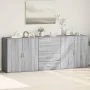 Aparadores 3 uds madera contrachapada gris Sonoma | Foro24.es | Tu tienda online para hogar, jardín y más Foro24.es