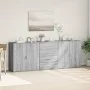 Aparadores 3 uds madera contrachapada gris Sonoma | Foro24.es | Tu tienda online para hogar, jardín y más Foro24.es
