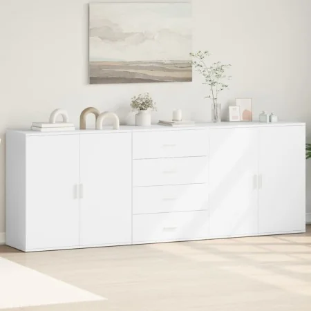 Aparadores 3 uds madera contrachapada blanco von , Sideboards - Ref: Foro24-3276609, Preis: 283,36 €, Rabatt: %