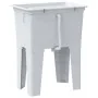 Fregadero de lavadero de resina blanco 59x41x75 cm by , Sinks - Ref: Foro24-4002799, Price: 121,12 €, Discount: %