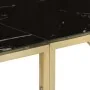 Mesa consola acero inoxidable dorado y vidrio templado by , Side tables - Ref: Foro24-349996, Price: 194,37 €, Discount: %