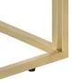 Mesa consola acero inoxidable dorado y vidrio templado by , Side tables - Ref: Foro24-349996, Price: 194,37 €, Discount: %