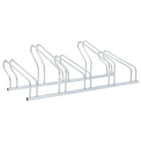 Soporte para 5 bicicletas suelo independiente acero galvanizado by , Bases and supports for storing bicycles - Ref: Foro24-40...
