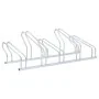 Soporte para 5 bicicletas suelo independiente acero galvanizado by , Bases and supports for storing bicycles - Ref: Foro24-40...
