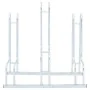 Soporte para 3 bicicletas suelo independiente acero galvanizado by , Bases and supports for storing bicycles - Ref: Foro24-40...