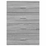 Aparadores 2 uds madera de ingeniería gris Sonoma 60x39x80 cm by , Sideboards - Ref: Foro24-3276628, Price: 182,67 €, Discoun...