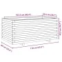 Jardinera madera maciza de abeto Douglas 110x60x49,5 cm by , Pots and planters - Ref: Foro24-3282572, Price: 197,06 €, Discou...