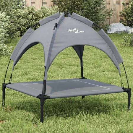 Cama para perros con dosel antracita tela oxford y acero de , Camas para perros - Ref: Foro24-172597, Precio: 33,07 €, Descue...