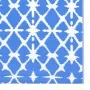 Alfombra de exterior ARAKIL azul y blanca 140x200 cm PP by , Outdoor protectors - Ref: Foro24-317028, Price: 31,33 €, Discoun...