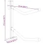 Soporte montura 2 brazos portátil con gancho brida hierro negro von , Sattelständer - Ref: Foro24-172431, Preis: 24,41 €, Rab...