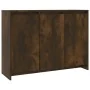 Aparador de madera de ingeniería roble ahumado 102x33x75 cm by , Sideboards - Ref: Foro24-813014, Price: 73,19 €, Discount: %