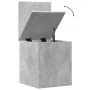 Caja de almacenaje madera ingeniería gris hormigón 40x42x46 cm by , Storage trunks - Ref: Foro24-840649, Price: 43,94 €, Disc...
