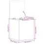 Caja de almacenaje madera ingeniería gris hormigón 40x42x46 cm by , Storage trunks - Ref: Foro24-840649, Price: 43,94 €, Disc...