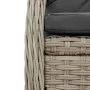 Set comedor de jardín 5 pzas cojines ratán sintético gris claro | Foro24.es | Tu tienda online para hogar, jardín y más Foro24.es