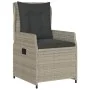 Set comedor de jardín 5 pzas cojines ratán sintético gris claro by , Garden sets - Ref: Foro24-3262899, Price: 560,29 €, Disc...
