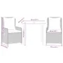 Set comedor de jardín 3 pzas cojines ratán sintético gris claro by , Garden sets - Ref: Foro24-3262903, Price: 295,19 €, Disc...