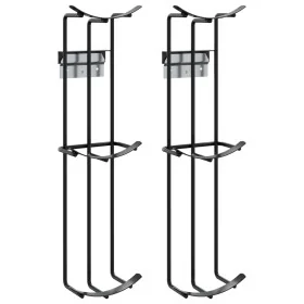 Copas de salto de barril 2 unidades acero negro by , Riding equipment and accessories - Ref: Foro24-172501, Price: 43,02 €, D...