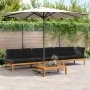 Set de sofás de palets de jardín y cojines 4 pzas madera acacia von , Outdoor-Sofas - Ref: Foro24-3209454, Preis: 635,09 €, R...