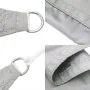 Toldo de vela poliéster oxford 100% gris claro 3x4x4 m de , Sombrillas - Ref: Foro24-4000916, Precio: 28,40 €, Descuento: %