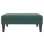 Sofá cama de 2 plazas con taburete terciopelo verde oscuro | Foro24.es | Tu tienda online para hogar, jardín y más Foro24.es