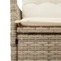 Set comedor de jardín 7 pzas con cojines ratán sintético beige by , Garden sets - Ref: Foro24-3276808, Price: 897,61 €, Disco...
