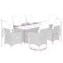 Set comedor de jardín 7 pzas con cojines ratán sintético beige by , Garden sets - Ref: Foro24-3276808, Price: 897,61 €, Disco...
