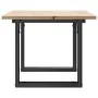 Mesa de centro marco O madera maciza pino y acero 80x50x40 cm von , Küchen- und Esstische - Ref: Foro24-3282662, Preis: 68,87...
