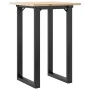 Mesa de comedor marco O madera maciza pino y acero 50x50x75 cm von , Küchen- und Esstische - Ref: Foro24-3282669, Preis: 74,5...