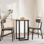 Mesa de comedor marco O madera maciza pino y acero 50x50x75 cm von , Küchen- und Esstische - Ref: Foro24-3282669, Preis: 74,5...