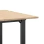 Mesa de comedor marco O madera maciza pino y acero 90x90x75 cm by , Kitchen and dining tables - Ref: Foro24-3282674, Price: 1...