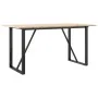Mesa de comedor marco O madera maciza pino y acero 140x80x75cm by , Kitchen and dining tables - Ref: Foro24-3282676, Price: 1...