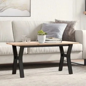 Mesa de centro marco Y madera maciza pino y acero 100x50x45 cm von , Küchen- und Esstische - Ref: Foro24-3282710, Preis: 83,4...