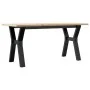 Mesa de centro marco Y madera maciza pino y acero 100x50x45 cm von , Küchen- und Esstische - Ref: Foro24-3282710, Preis: 83,4...