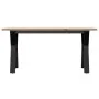 Mesa de centro marco Y madera maciza pino y acero 100x50x45 cm von , Küchen- und Esstische - Ref: Foro24-3282710, Preis: 83,4...