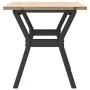 Mesa de centro marco Y madera maciza pino y acero 100x50x45 cm von , Küchen- und Esstische - Ref: Foro24-3282710, Preis: 83,4...