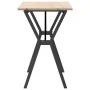 Mesa de comedor marco Y madera maciza pino y acero 100x50x75cm by , Kitchen and dining tables - Ref: Foro24-3282719, Price: 8...