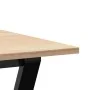 Mesa de comedor marco Y madera maciza pino y acero 100x50x75cm by , Kitchen and dining tables - Ref: Foro24-3282719, Price: 8...