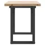 Mesa de centro marco O madera maciza pino y acero 110x40x45,5cm von , Küchen- und Esstische - Ref: Foro24-3282733, Preis: 84,...