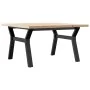 Mesa de centro marco Y madera maciza pino y acero 80x80x45,5 cm | Foro24.es | Tu tienda online para hogar, jardín y más Foro24.es