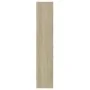 Estantería de madera contrachapada blanco y roble 40x35x180 cm de , Librerías y estanterías - Ref: Foro24-803421, Precio: 103...