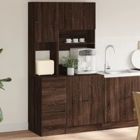 Mueble de cocina madera ingeniería marrón roble 95x50x180 cm de , Armarios de cocina - Ref: Foro24-3276538, Precio: 266,59 €,...