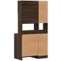 Mueble de cocina madera ingeniería marrón roble 95x50x180 cm de , Armarios de cocina - Ref: Foro24-3276538, Precio: 266,59 €,...