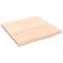 Tablero de mesa madera maciza roble sin tratar 60x60x(2-4) cm by , Table tops - Ref: Foro24-3156288, Price: 60,97 €, Discount: %
