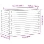 Jardinera madera maciza de abeto Douglas 70x40x46 cm | Foro24.es | Tu tienda online para hogar, jardín y más Foro24.es