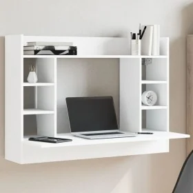Escritorio de pared madera de ingeniería blanco 105x48x75 cm von , Schreibtische - Ref: Foro24-847968, Preis: 91,63 €, Rabatt: %