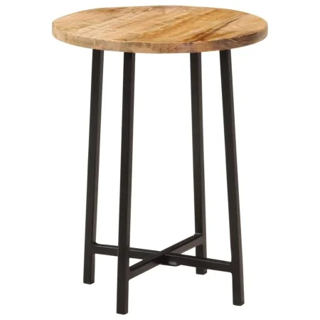 Mesa de centro hierro y madera maciza de mango 35x35x45 cm von , Couchtisch - Ref: Foro24-371970, Preis: 44,70 €, Rabatt: %