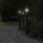 Lámpara de suelo de exterior aluminio negro 110 cm | Foro24.es | Tu tienda online para hogar, jardín y más Foro24.es