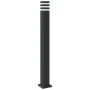 Lámpara de suelo de exterior aluminio negro 110 cm | Foro24.es | Tu tienda online para hogar, jardín y más Foro24.es